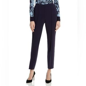 Hugo Boss Womens Size 6 Tahwena Navy Blue Pull on Career Dress Pants